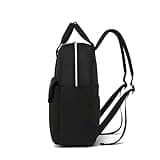 FUXINGYAO Rucksack Handgepäck,Rucksack Damen mit Laptop Fach 15,6 Zoll, College-Schulrucksack Anti Diebstahl Schwarz2,23L