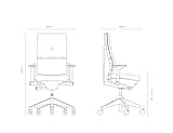 Steelcase Please Ergonomischer Bürodrehstuhl mit höhenverstellbarer Lumbalstütze Onyx Schwarz, 66 x 64 x 108
