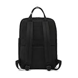 FUXINGYAO Rucksack Handgepäck,Rucksack Damen mit Laptop Fach 15,6 Zoll, College-Schulrucksack Anti Diebstahl Schwarz2,23L