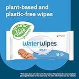 WaterWipes plastikfreie, originale Reinigungstücher für Babys, 720 Stück (12 Packungen), 99,9 % wasserbasierte Reingugnstücher, unparfümiert für empfindliche Haut