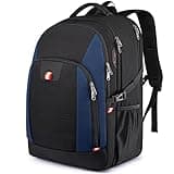 Della Gao Reise Laptop Rucksack, Anti-Diebstahl-großer Reiserucksack mit USB-Ladeschlitz, wasserabweisende College-Schule-Computer-Tasche, Geschenke für Männer und Frauen, passend für 18,4-Zoll