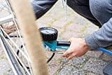 HAZET Reifenfüll-Messgerät 9041G-1 I Geeicht, ablesbar, Manometer-Messbereich: 0-10 bar, Schlauchlänge: 1000 mm, Manometer-Durchmesser: 80 mm I Reifendruck-Prüfer für Auto, Motorrad, LKW