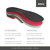 Bergal X-Treme Komfort Premium-Einlegesohle für optimale Polsterung, Dämpfung und Stabilisierung, ultraleichter Laufkomfort bei Extrembelastungen in Sport und bei allen Freizeitaktivitäten, Gr. 46