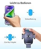 Glangeh Handyhalterung Auto Lüftung, Upgrade Hakenclip Handy Halterung Auto, 360° Drehbar KFZ Auto Handyhalterung mit EIN-Knopf-Release, Kompatibel mit iPhone 14 Pro Max, Alle 4-7" Smartphone