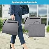 CloudTrip Laptop-Schreibtisch, passend für Laptops bis zu 15,6 Zoll (39,6 cm) mit Kissen, mit Anti-Rutsch-Streifen und Laptop-Tasche, Zuhause, College, Büro, Studenten, als Computer-Laptop-Ständer,