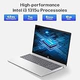 HP 2025 New 15.6" HD Touchscreen Laptop, Intel i3-1315U, 64GB RAM, 2TB SSD, AI Copilot, PDG HDMI Cable, US Version KB, for Business & Student, Windows 11 Pro