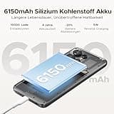 DOOGEE Note 56X Android 16 Smartphone Ohne Vertrag, 6150mAh Akku, Octa Core, 8,45mm Ultradünn+6.56" HD+ 90Hz Handy Günstig, 8MP, 24GB+64GB/2TB TF, 4G Dual SIM Simlockfreie Handys, Face ID/GPS/OTG