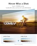 Lexar SILVER PRO SD Karte 128GB, UHS-II SD Speicherkarte, V60, U3, C10, bis zu 280MB/s Lesen, 120MB/s Schreiben, SDXC-Karte für DSLR/Kamera/Fotografen/Videofilmer/Enthusiasten (LSDSIPR128G-BNNAA)
