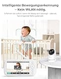 Dr.Care NovaView Pro Babyphone ohne WLAN mit Bewegungsmelder 5 Zoll 1080P Display 5000mAh Akku klare Nachtsicht Echtzeit VOX 2x/4x Zoom 300 m Reichweite 2-Wege-Audio Schwenk- und neigbare Kamera
