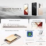 DOOGEE Note 56X Android 16 Smartphone Ohne Vertrag, 6150mAh Akku, Octa Core, 8,45mm Ultradünn+6.56" HD+ 90Hz Handy Günstig, 8MP, 24GB+64GB/2TB TF, 4G Dual SIM Simlockfreie Handys, Face ID/GPS/OTG