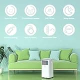 Comfee Mobiles Klimagerät MPPH-09CRN7, 9000 BTU 2,6kW, Kühlen&Ventilieren&Entfeuchten, Raumgröße bis 88m³(33㎡), Mobile Klimaanlage mit Abluftschlauch