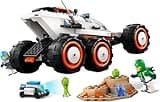 LEGO City Weltraum-Rover mit Außerirdischen, Auto-Set mit Roboter- und Alien-Spielzeug-Figuren, Geburtstagsgeschenk für Jungs und Mädchen ab 6 Jahren, mit 2 Minifiguren und einer Planetenkulisse 60431