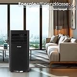 Echos Klimaanlage 3in1 WIFI mobil Fensterabdichtung mit Abluftschlauch 24h Timer Fernbedienung 9000 BTU 3 Modi Aircooler Klimagerät mobile Klimaanlage Air Cooler Klima Anlage Air Conditioner