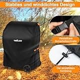 Tavaler Grillabdeckung Wetterfest-90x70x110 cm Grill Abdeckhaube 420D Oxford-Stoff Grillhaube Gasgrill Abdeckung Grill Schutzhülle für Weber, Enders, Char Broil Serie