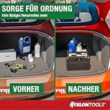 ATHLON TOOLS Kofferraumtasche faltbar - Kofferraum-Organizer, Auto Faltbox, Autotasche - verstärkt und stabil - mit Anti-Rutsch-Klett