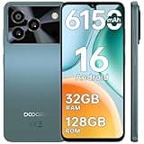 DOOGEE Note 56 Pro Andriod 16 Smartphone Ohne Vertrag, 32GB+128GB/2TB Handy Ohne Vertrag, 6.56" Simlockfreie Handys 6150mAh, 13MP+8MP NFC Smartphone Android, 4G Dual SIM/Octa Core/Fingerprint/GPS