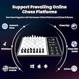 Chessnut Evo AI-Schachbrett – integrierte Maia-Engine, anpassbarer Schachbot, vollständige Stückerkennung, unterstützt wichtige Plattformen, intelligentes All-in-One-Design