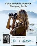 Lexar SILVER PRO SD Karte 128GB, UHS-II SD Speicherkarte, V60, U3, C10, bis zu 280MB/s Lesen, 120MB/s Schreiben, SDXC-Karte für DSLR/Kamera/Fotografen/Videofilmer/Enthusiasten (LSDSIPR128G-BNNAA)