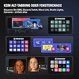 Elgato Stream Deck MK.2 – Studio-Controller, 15 Makrotasten, auslösen von Aktion in Apps und Software wie OBS, Twitch, YouTube und anderen, für Mac und PC
