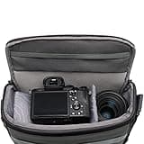 National Geographic Schultertasche Medium, Kameratasche für DSLR, Spiegellose Kameras mit Objektiv & Zubehör, Tablet-Fächer, Verstellbarer Tragegurt, Ultraleicht, NG E1 2370, Schwarz [Amazon-Exklusiv]