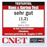 Dreo 20dB leiser Standventilator, 120°+120° Omni-direktionale oszillierende Ventilator, 26M Windentfernung, 1200m³/h Luftvolumen Echt Turbo-Luftzirkulator Fans, 102CM Höhe 3 Modi 8-Geschwindigkeit