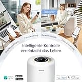LEVOIT Luftreiniger HEPA Filter für Allergiker, Luftfilter gegen Schimmel Staub Pollen Gerüche, CADR 170m³/h bis zu 35㎡ Raucherzimmer, Air Purifier Schlafmodus Nachtlicht Timer, App Steuerung