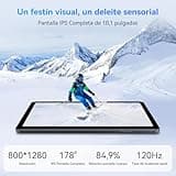 TABWEE T80 Android 15 Tablet 10 Zoll HD-IPS Display, 18 GB RAM + 128 GB ROM (2 TB TF), Quad-Core, 6000 mAh, 5G WLAN, GPS, Inkl. Tablet mit Tastatur, Maus & Stift, 2 Jahre Garantie