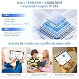 TABWEE T80 Android 15 Tablet 10 Zoll HD-IPS Display, 18 GB RAM + 128 GB ROM (2 TB TF), Quad-Core, 6000 mAh, 5G WLAN, GPS, Inkl. Tablet mit Tastatur, Maus & Stift, 2 Jahre Garantie