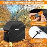 Tavaler Grillabdeckung Wetterfest-140x65x120 cm Grill Abdeckhaube 420D Oxford-Stoff Grillhaube Gasgrill Abdeckung Grill Schutzhülle für Weber, Enders, Char Broil Serie