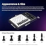 Chessnut Evo AI-Schachbrett – integrierte Maia-Engine, anpassbarer Schachbot, vollständige Stückerkennung, unterstützt wichtige Plattformen, intelligentes All-in-One-Design