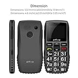 artfone C1+ Mobile Seniorenhandy ohne Vertrag | Dual SIM mit Notruftaste | Rentner Handy große Tasten | 1800 mAh Akku Lange Standby-Zeit | Großtastenhandy mit Ladestation | 1,77 Zoll Farbdisplay