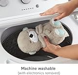 Fisher-Price Schlummer Otter Kuscheltier mit Atembewegung und Musik, Baby Erstausstattung, Neugeborene, Baby Spielzeug ab Geburt, Babyparty und Neugeborenen Geschenk, FXC66