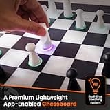 GoChess Mini – Elektronisches Schachbrett mit KI, Beleuchtetes Schachset für Erwachsene & Kinder Aller Spielstärken mit Online-Spiel-App – Als Geschenk für Brettspielliebhaber