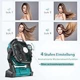 PDBEST Batteriebetriebener Ventilator 20000mAh Kabellos, Wiederaufladbarer Tragbarer Ventilator mit LED-Laterne, Tischventilator, USB-C-Akku Campingventilator für Reisen, Strand, Grün