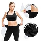 Leafigure 2er Pack Sport Leggings Damen High Waist Sporthose Damen Mit Taschen Gym Leggings Blickdicht für Sport Yoga Schwarze XXL