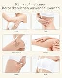 CARER BEAUTY 6-in-1 Kavitationsmaschine Cellulite Massagegerät mit Ultraschall RF EMS rotem blauem Licht Vibration für Anti Cellulite und Anti-Aging Hautstraffung für Körper