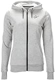 Gorilla Wear Pixley Zipped Hoodie - grau - leicht funktionell Oberteil Pullover mit Logo Reissverschluss zum Sport Alltag Freizeit Workout Training bequem atmungsaktiv aus Baumwolle Polyester, XS