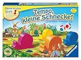Ravensburger Kinderspiel 21420 - Tempo kleine Schnecke, Das spannende Schneckenrennen, Brettspiel und Gesellschaftsspiel für 2-6 Spieler, Kinderspiel ab 3 Jahren - Geburtstagsgeschenke