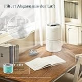 LEVOIT Luftreiniger mit HEPA Luftfilter gegen 99,97 Prozent Schimmel Staub Pollen Tierhaare, Luftqualitäts-Feedback und Auto-Modus, CADR 240m³/h für Raucherzimmer, Air Purifier 22dB Schlafmodus Timer