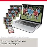 SanDisk Ultra SDXC UHS-I Speicherkarte 256 GB (Für Kompaktkameras der Einstiegs- und Mittelklasse, Full HD-Videos, U1, C10,V10, bis 150 MB/s Lesegeschwindigkeit, 10 Jahre Garantie)