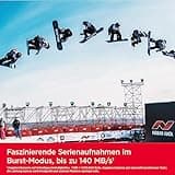 SanDisk Extreme PRO SDXC UHS-I Speicherkarte 256 GB (V30, Übertragungsgeschwindigkeit 200 MB/s, U3, 4K UHD Videos, SanDisk QuickFlow-Technologie, temperaturbeständig)