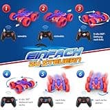 Dreamlandia Ferngesteuertes Auto ab 3-10 Jahre, 2.4Ghz 360° Flip RC Auto Outdoor Spielzeug ab 3-8 Jahre Junge, 4WD Monstertruck Geburtstags Weihnachts Geschenke für Kinder, Junge