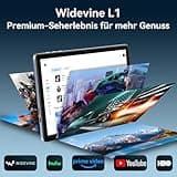 TABWEE Tablet mit Tastatur und Stift - 24 GB RAM+256 GB ROM (4 TB TF), Octa-Core, Android 15, Gemini AI, 10 Zoll, Widevine L1, 5000 mAh, 8 MP+ 5MP, Face ID, GPS(2J Garantie)