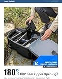 llano Kamerarucksack für DSLR/SLR/Spiegellose Kameras – Wasserabweisender Fotorucksack mit Laptopfach & Stativhalterung, Kompakte Tasche Reisen & Outdoor, Mittelgroß 10 L Fassungsvermögen, Schwarz