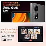 MAXLEGEN Tablet 11 Zoll, 2K FHD, 36GB RAM+512GB ROM/1TB TF, 4G LTE Dual SIM+5G WLAN, 2GHz Octa-Core Android 15 Tablet mit 9580mAh Akku, 13MP, GPS, GMS, Tablets mit Tastatur/Stift/Maus/Hülle