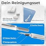 tagplus® Reinigungsknete Handy & Kopfhörer inkl. Profi Reinigungs-Tool, Handy Reinigungsset für Airpods, Gadgets für Männer, ipad Zubehör, iPhone Zubehör, Gadgets praktisch, Technik Gadgets
