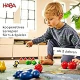 HABA Erster Obstgarten – Meine ersten Spiele: Brett- & Familienspiel rund um Farben und Formen, Holzspielzeug-Spieleklassiker für Kleinkinder ab 2 Jahren – 1004655001