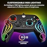 Turtle Beach Afterglow Wave Controller Schwarz Wired RGB Gaming Controller – Lizenziert für Xbox Series X oder S, Xbox One und Windows