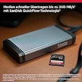 SanDisk Extreme PRO SDXC UHS-I Speicherkarte 256 GB (V30, Übertragungsgeschwindigkeit 200 MB/s, U3, 4K UHD Videos, SanDisk QuickFlow-Technologie, temperaturbeständig)