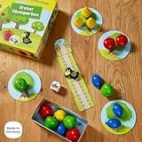 HABA Erster Obstgarten – Meine ersten Spiele: Brett- & Familienspiel rund um Farben und Formen, Holzspielzeug-Spieleklassiker für Kleinkinder ab 2 Jahren – 1004655001